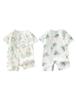 HAYAHARU Baby Short Newborn Boys and Baby Gift Romper, Sleeve, Summer, Open-Front, Bodysuit, Coverall, Underwear, Girls, 100% Cotton, Mesh, Cool,