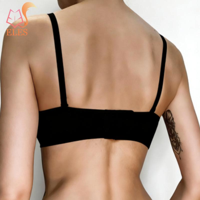 Summer Essential Wireless Bandeau Bra - Detachable Straps Non-slip Push-up Seamless & 2-in-1 Style