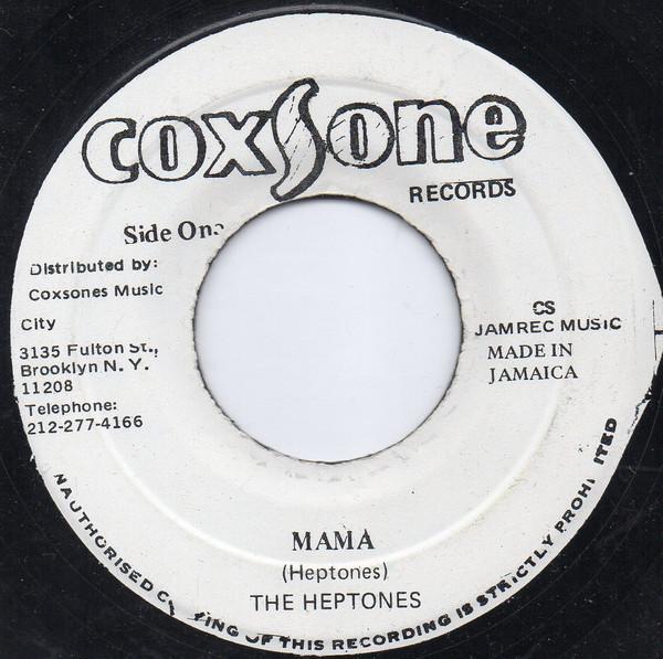 

7inch Record HEPTONES - Mama NONE Coxsone Records Jamaica Reggae, Ska & Dub Used