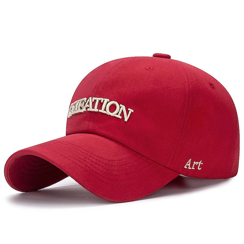 Soft-top Baseball Hats for Men and Women Trendy Sun Protection and Shade Three-dimensional Embroidered Baseball Hats