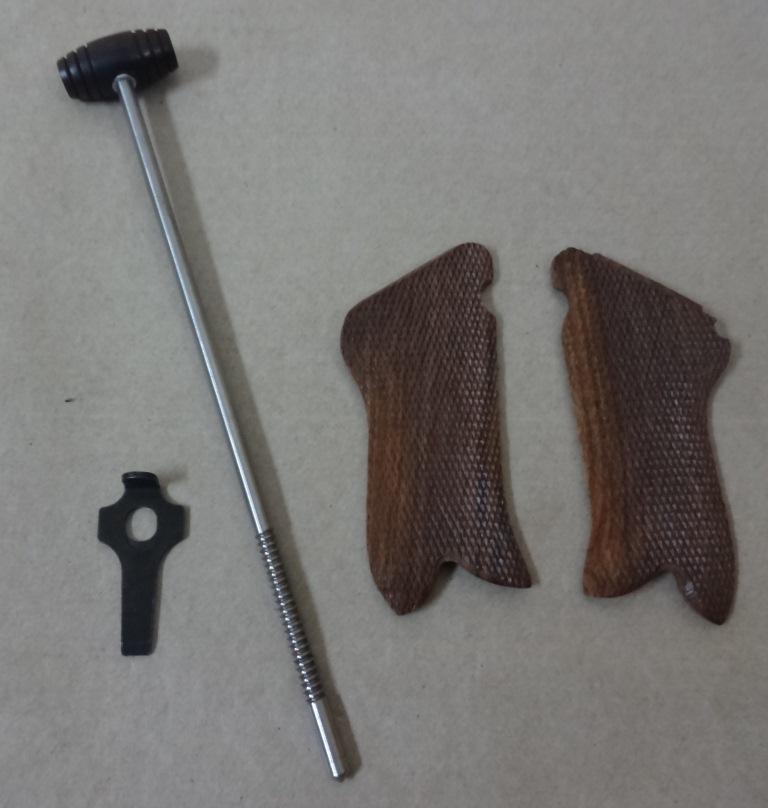 German WWI Artillery Luger Cleaning Rod W/ Take Down Tool + Hand Grips Repro XK-COJM-D98X