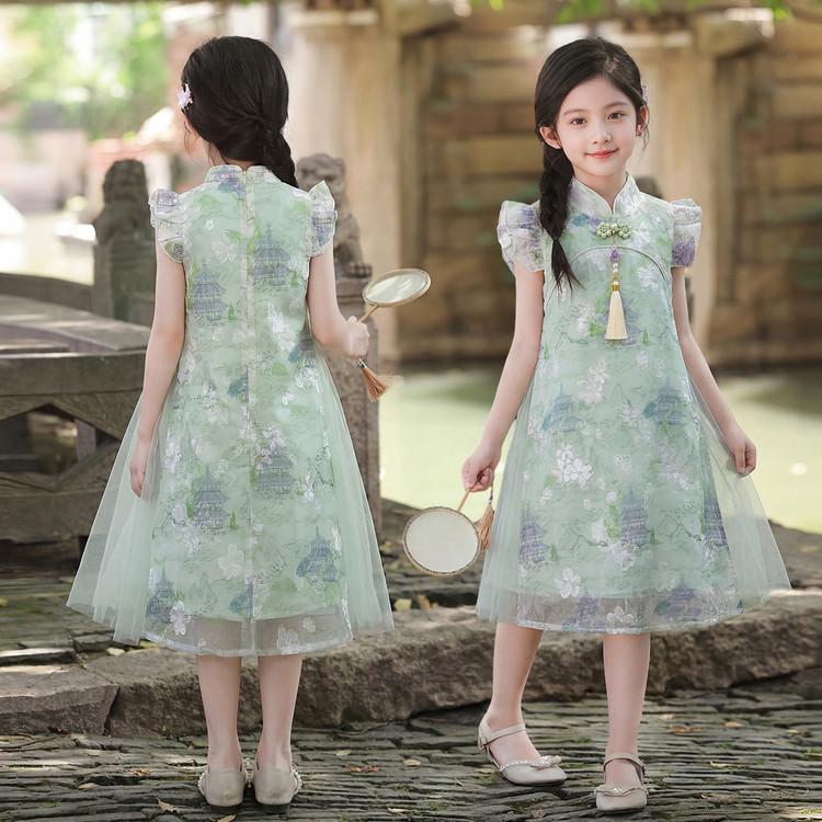 Children's Hanfu Chinese Style Summer Dress