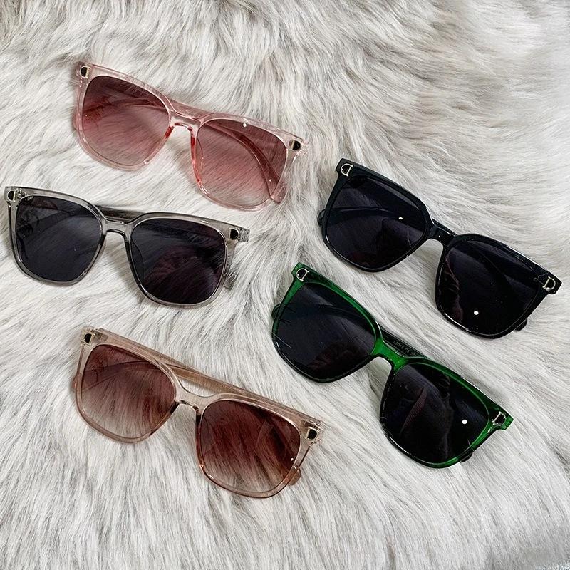 Large Frame Sunglasses for Women, UV Resistant Sunglasses for Women, Gradient Lenses for Women, High-end Anti Glare Sun Visors