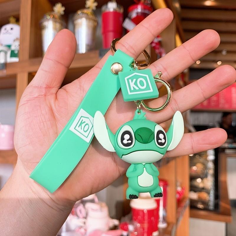Cute Stylish Silicone Cartoon Character Car Keychain Key Ring Pendant Wholesale StyleE