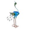 Peacock Flower Pot Iron Cute Animal Shape Plant Container for Succulent Green Plant Indoor and