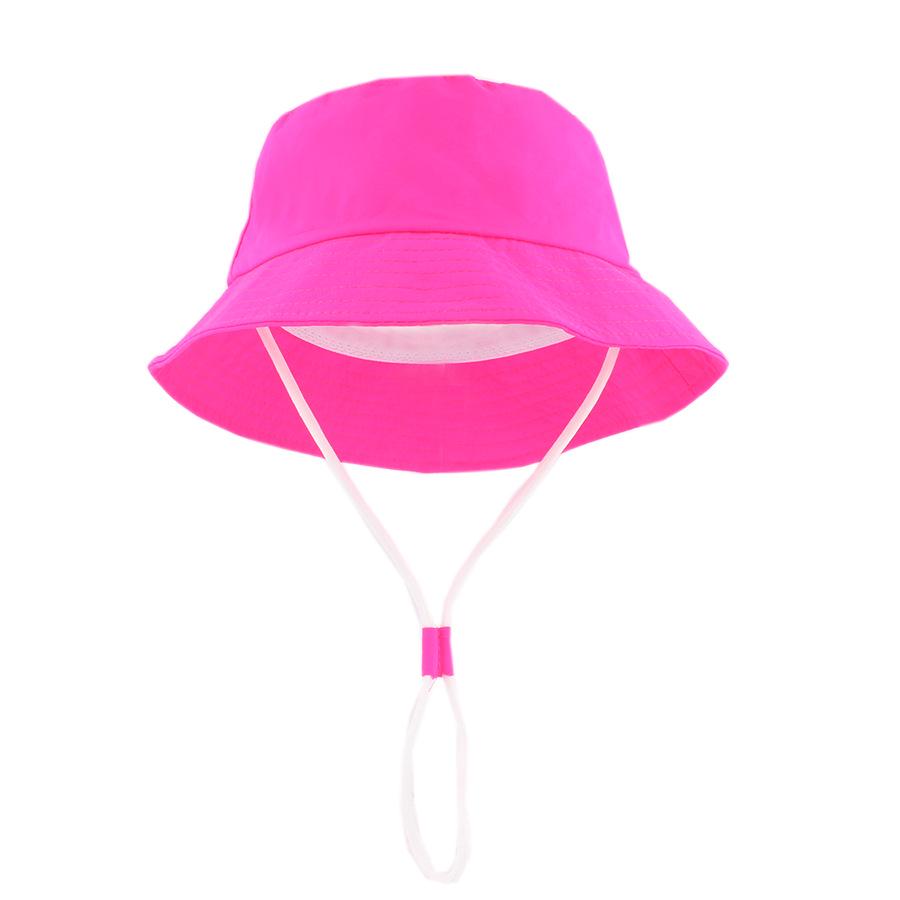 2026 Dziecięcy Kapelusz Przeciwsłoneczny: Szybkoschnący, Oddychający, Kapelusz Bucket na Plaże Wiosna/Lato, Jednolite i Makaronikowe Kolory dla Dzieci w Wieku 0-3 Lat