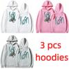 Felpe per Ragazzi Ragazze Felpa Casual Abbigliamento Bambini Top Felpa con Cappuccio a Manica Lunga Pullover con Cappuccio Stampato Gotico Divertente