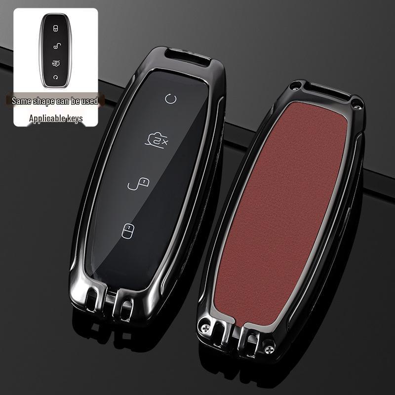 

Denza D9 Luxury EV Key Case with Metal Shell & Rope for Men and Women