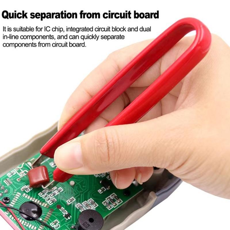Efficient IC Extractor Antistatic Clip Plier with Comfortable Grip for Engineers and Students In Electronic Applications