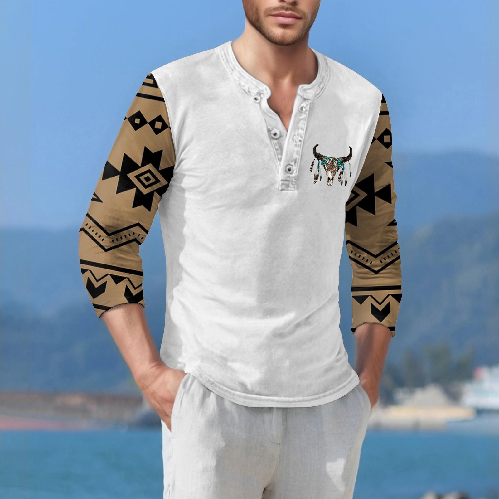 

Мужская футболка уличная повседневная мода с длинными рукавами M белый