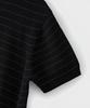Beulaendideu Refined Stripe Henley Half Knit [Black]