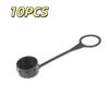 5/10Pcs Internal Thread/External Thread Connector Cover With Rope M12 Dust Cover For Aviation Plug Special Male And Female Cap