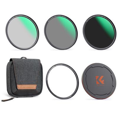Concept 55mm Magnetic Adapter Ring CPL ND8 ND64 Magnetic Lens Cap Set ND Filter PL Filter Magnetic Adsorption Easy To Install Filter Case Included