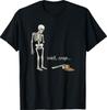 Funny Well Skeleton Spilled Coffee T-Shirt