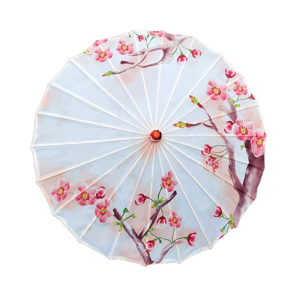 Silk Cloth Women Umbrella Decorative Umbrella for Costumes Decoration Party