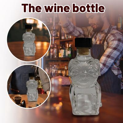 Lustige französische Whiskyflasche, Whiskygläser mit 3D-Gravur, Whisky-Weinglasflasche mit Hundemotiv, Fanyil Eaglory, einzigartige Weinkaraffe, für Männer