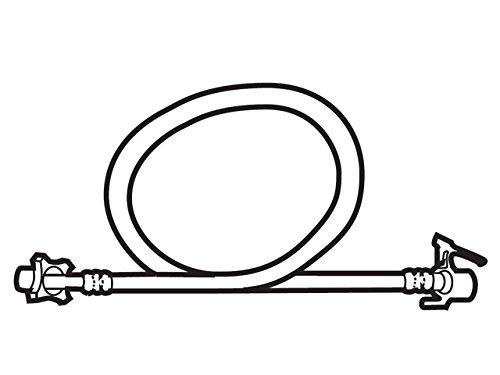 Panasonic Water Supply Hose AXW012CA0100 80cm Pressure Compatible