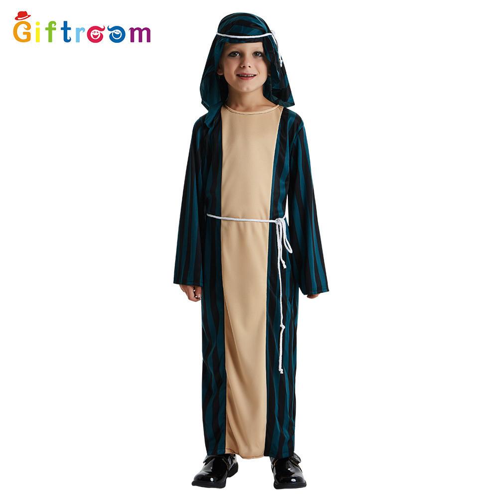 Enchanting Middle Eastern Stage Costume For Boys Perfect For Theatrical Performances XL