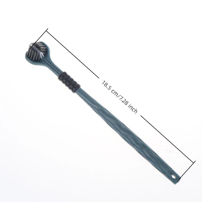 5Pcs Three Sided U Shape Toothbrush With Soft Carbon Gold Bristles Full Wrapped Cleaning Perfect For Daily Oral Care Home Use