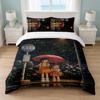 My Neighbor Totoro Bedroom 3Pcs Bedding Set Soft Bed Sheet Pillowcases Home Bedding Decoration