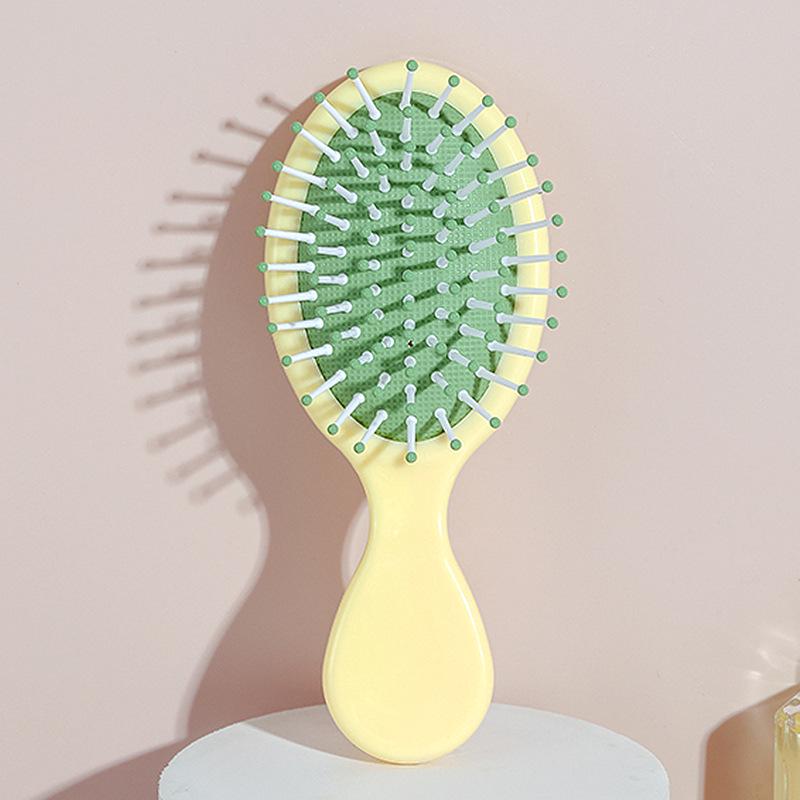 Korean Cute Air Cushion Mini Comb for Women & Girls - Travel Portable Massage Brush