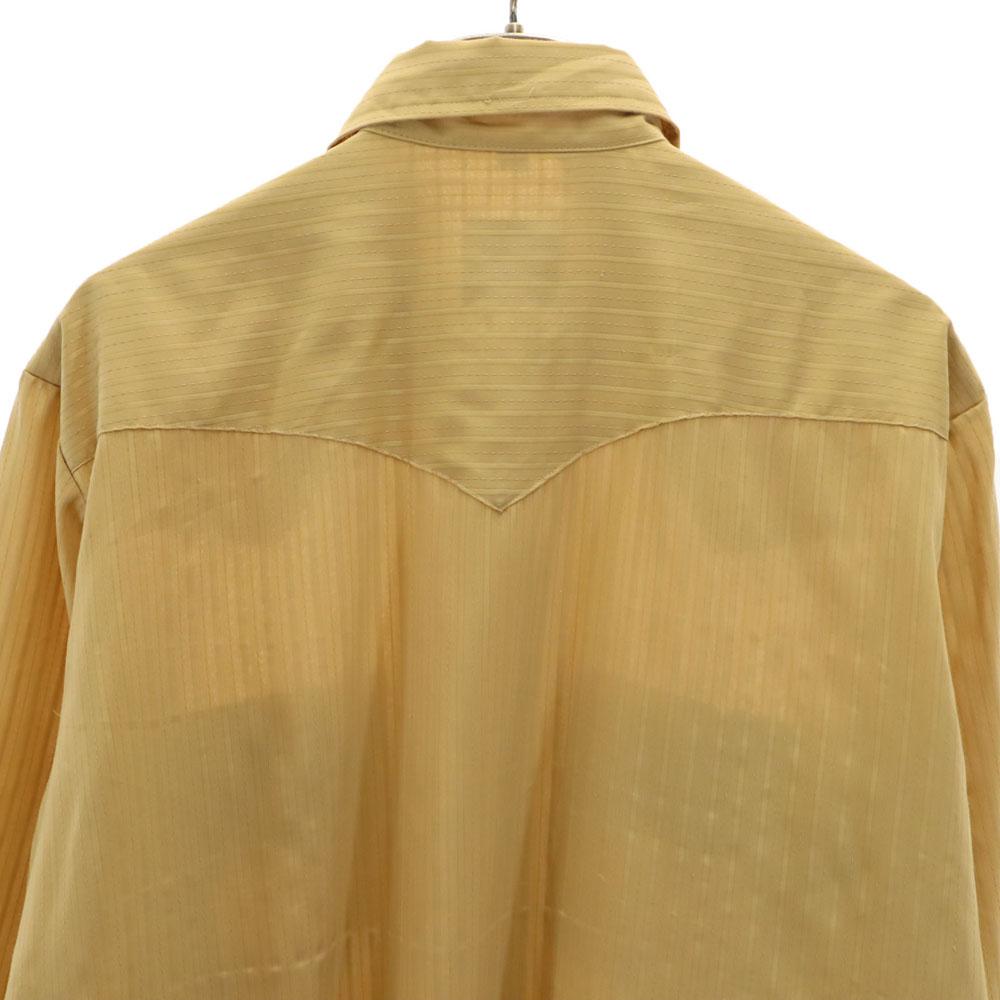 MILLER 70s Made in USA Vintage Striped Long sleeve Western shirt 17-35 Men's Used