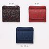 Genuine leather with card coin purse with four sides open background x red Genuine coin leather Respect for the Aged 60th made in Japan delivery