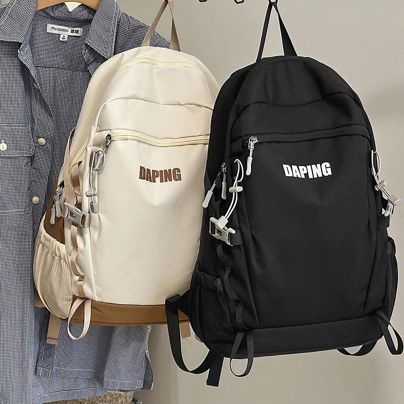 College style ins large-capacity student schoolbag autumn new soft sister junior high school backpack