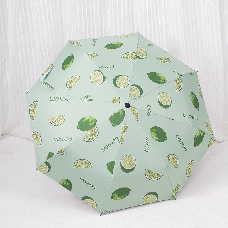 Parasol con Logo Personalizado Paraguas Plegable de Dibujos Animados - Doble Uso, Anti-UV, Para Lluvia o Sol