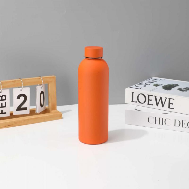 Stainless Steel Vacuum Insulated Travel Mug 500ml Double Wall Leakproof Sport Water Bottle Outdoor Hiking Gym