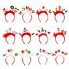 Sparkle Christmas Headband for Womens Girls Daily Wearing Photo Props Party Fancy Dress Cosplay Hair Accessories