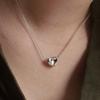 ozel Silver925 Lovely Heart Pendant Necklace PS137N
