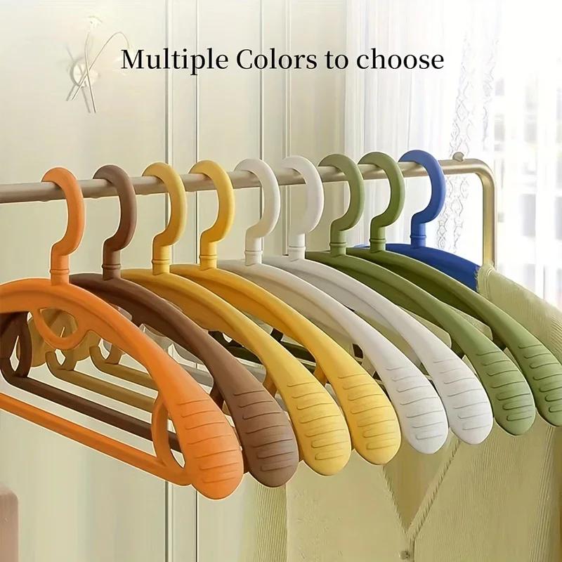 10Pcs Non Slip Thickened Clothes Hanger for Home Use, Seamless Clothes Rack, Wide Shoulder Clothes Hanger