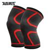 AOLIKES 1Pair Compression Knee Support Sleeve Elastic Breathable Knee Pads Brace Springs Gym Sports Protector Basketball Run