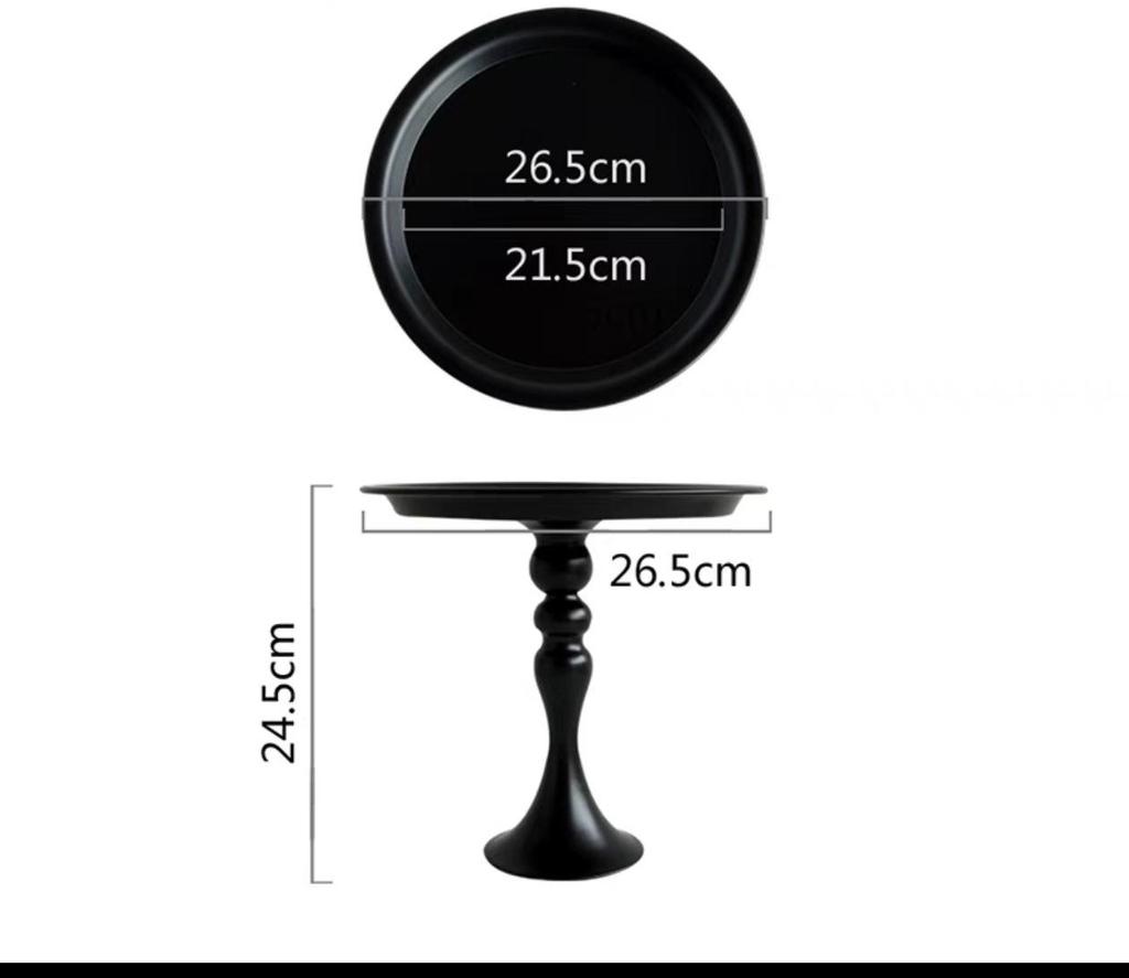 Silver Dessert Display Stand for Corporate Coffee Break and Afternoon Tea