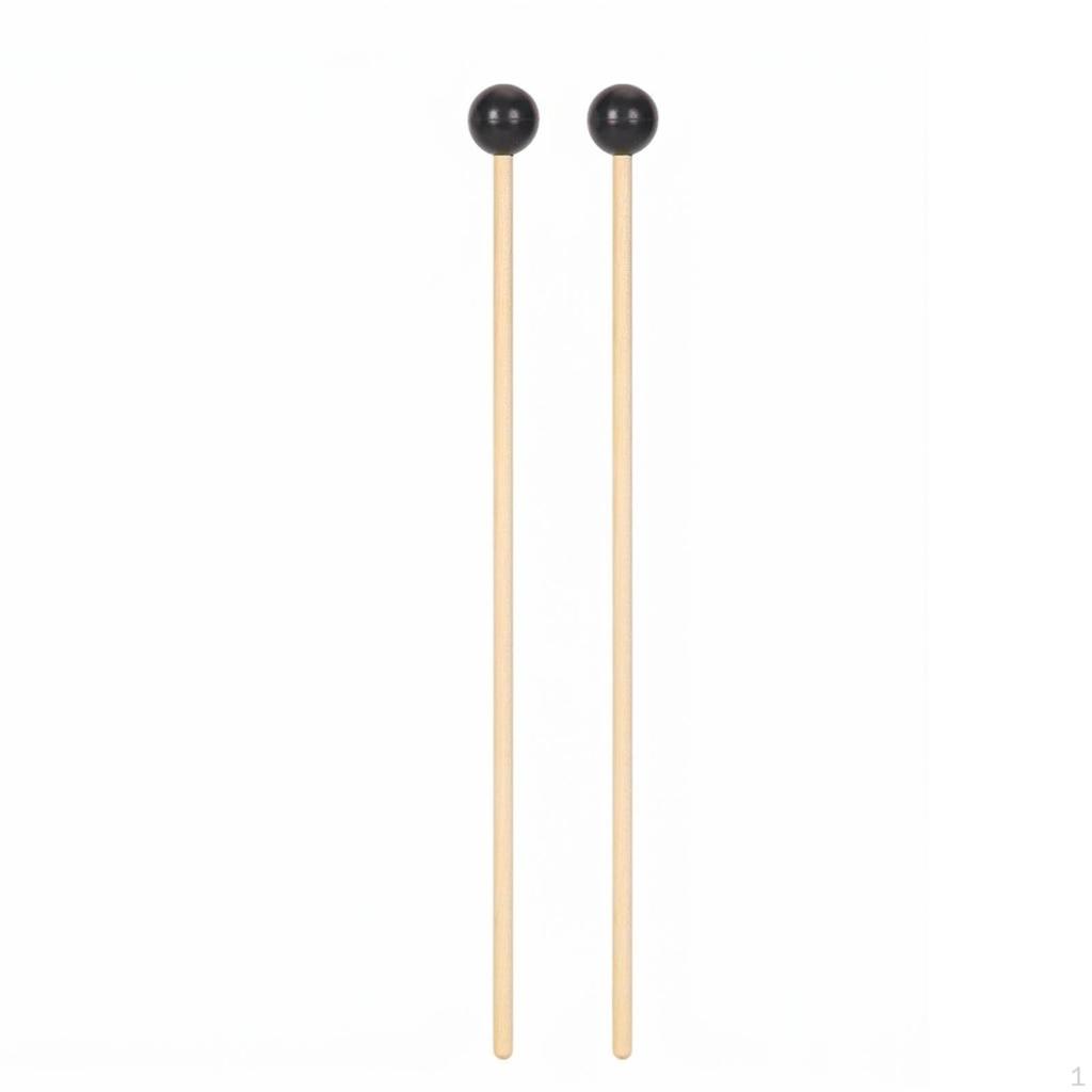 Xylophone Mallets Long Keyboard Percussion Round Marimba Sticks for Percussionists,