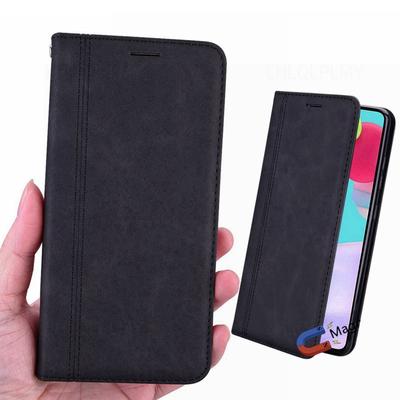 Capa carteira de couro comercial para Apple iPhone XS Max X XR 6 8 7 Plus 13 12 11 Pro Huawei Honor Xiaomi Redmi Poco Samsung Galaxy Book Cover Cases