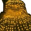 LED Waterfall Flowing Net Lights: Outdoor Waterproof Festival Decoration Fairy Lights for a Romantic Atmosphere