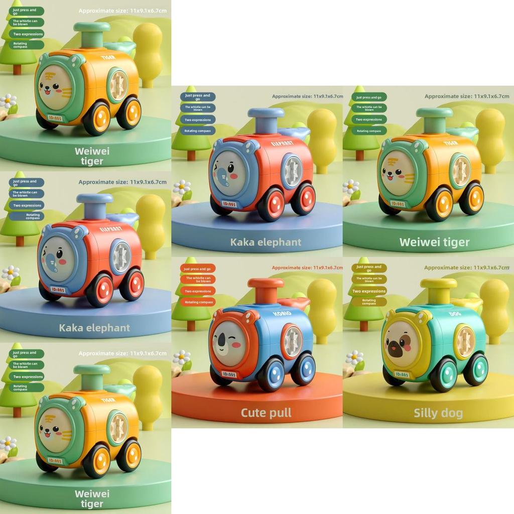 Elefanten Tiger Koalas Hunde Plastik Tier Spielzeugauto Mit Pfeife Und Trägheitsantrieb Für Kinder Spielzimmer