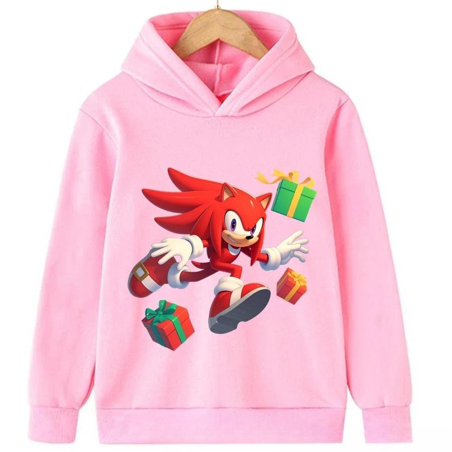 Kinder Freizeit Oberteil Mode Cartoon Bedrucktes Sweatshirt Vielseitiger Hoodie Sweatshirts Jungen 110 rosa