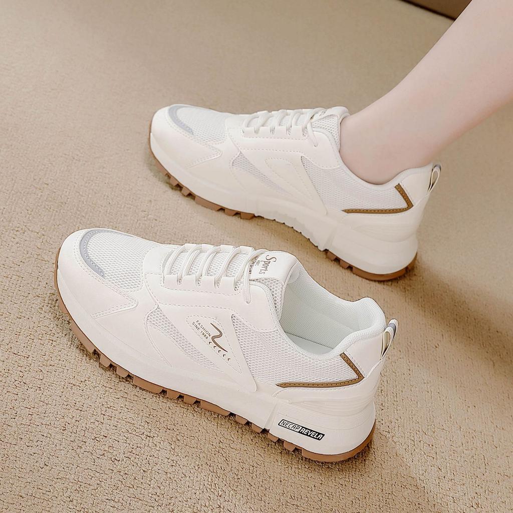 Sneakers Large Size Women's 2025 Spring and Summer Versatile Trend Women's Shoes Dad Forrest Gump Running Shoes Fashion Single Shoes Women