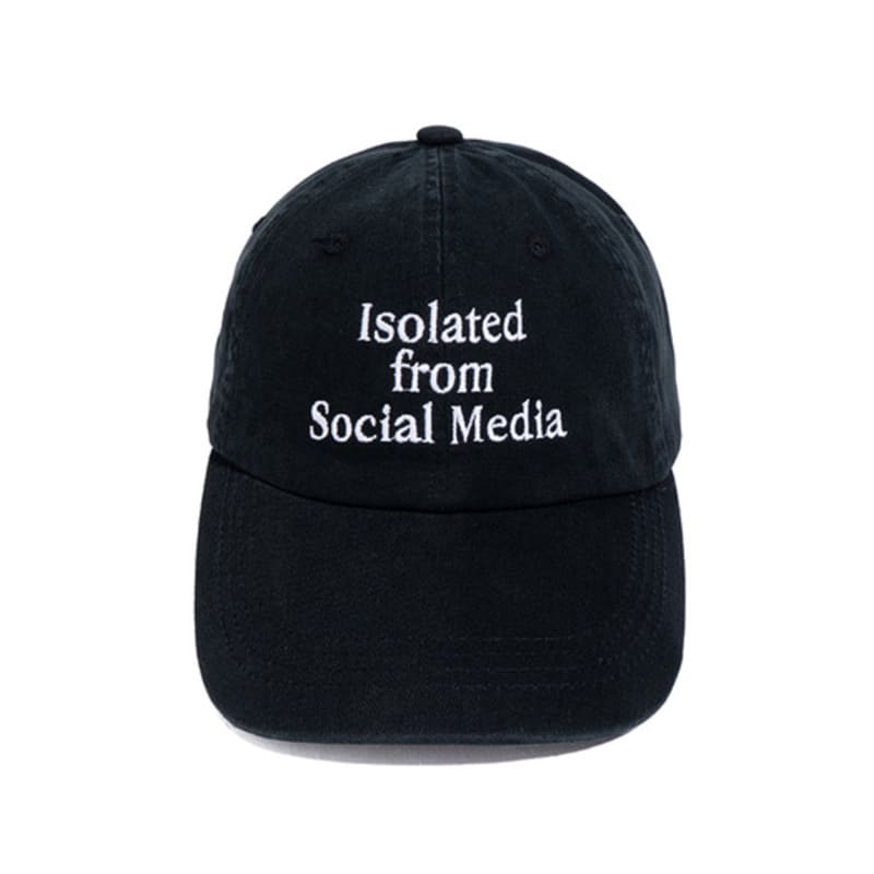 

Net Social Club ISOLATED WASHED CAP (BLACK) FREE