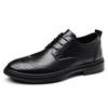 New spring men's shoes business casual British Brock leather shoes men's wedding shoes