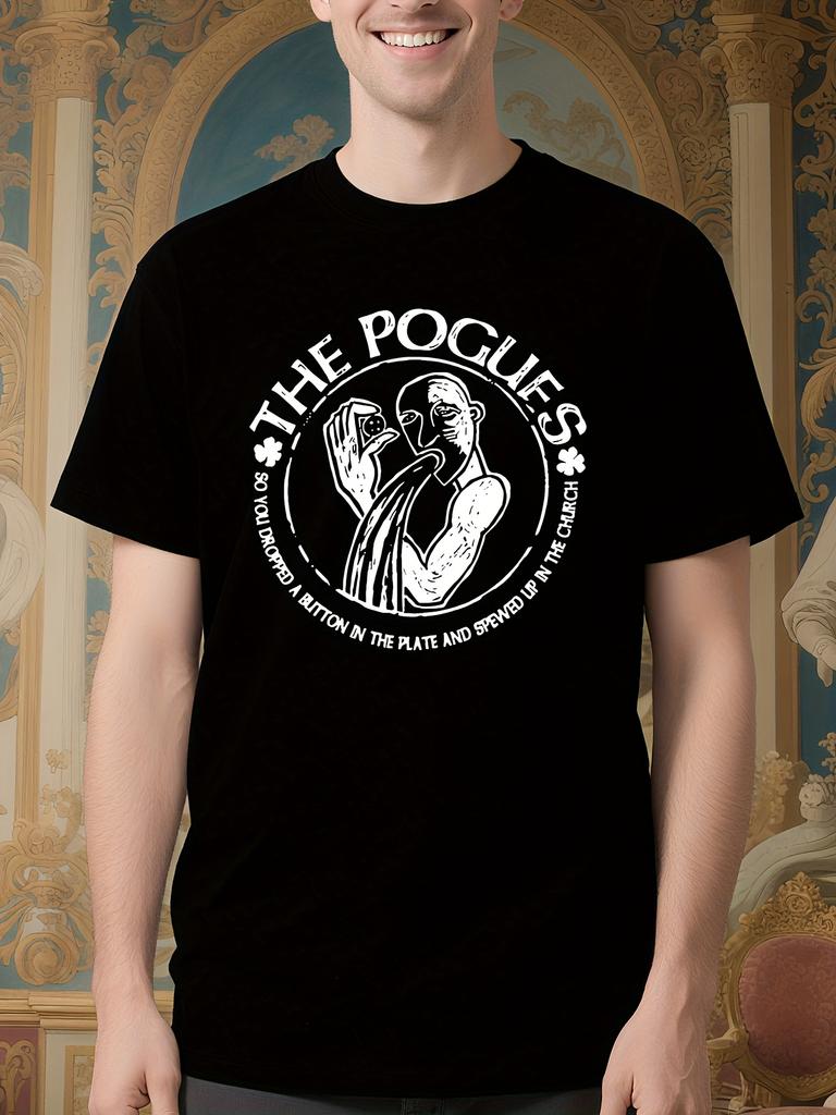 THE POGUES SPEW Vintage Punk Rock Band Graphic Tshirt - B...
