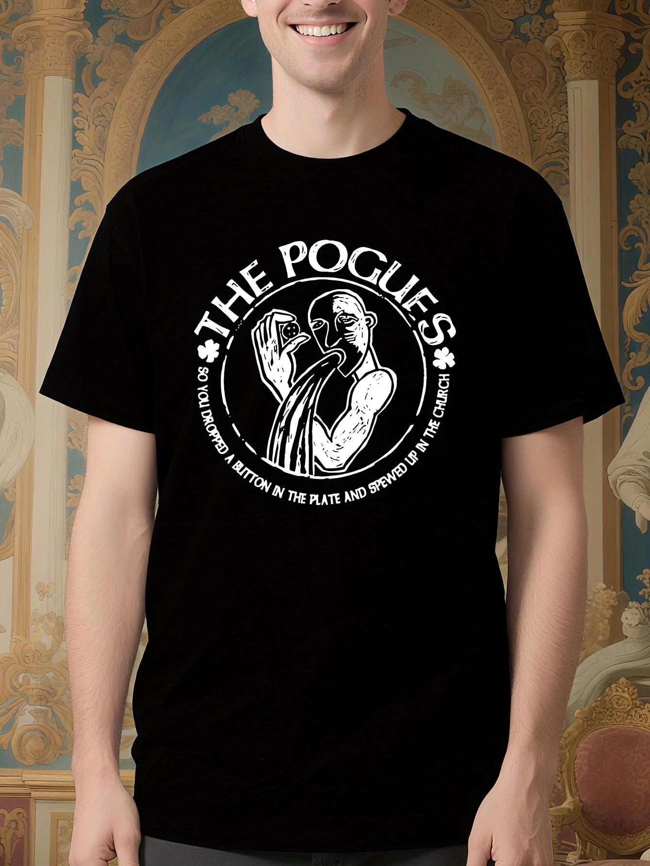 THE POGUES SPEW Vintage Punk Rock Band Graphic Tshirt - B... XL