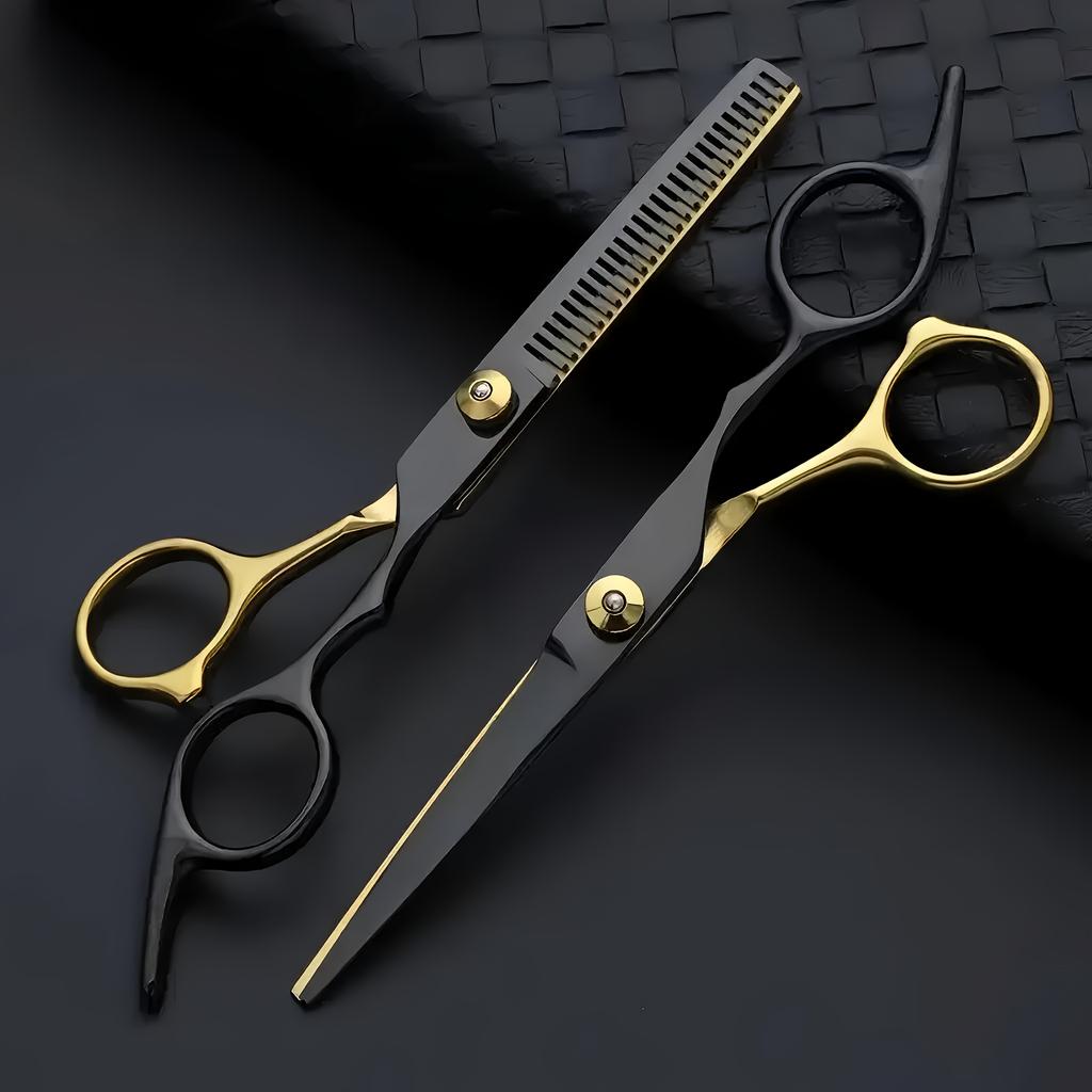 2pcs hair scissors set, special flat-tooth magic scissors for home use to trim bangs by oneself