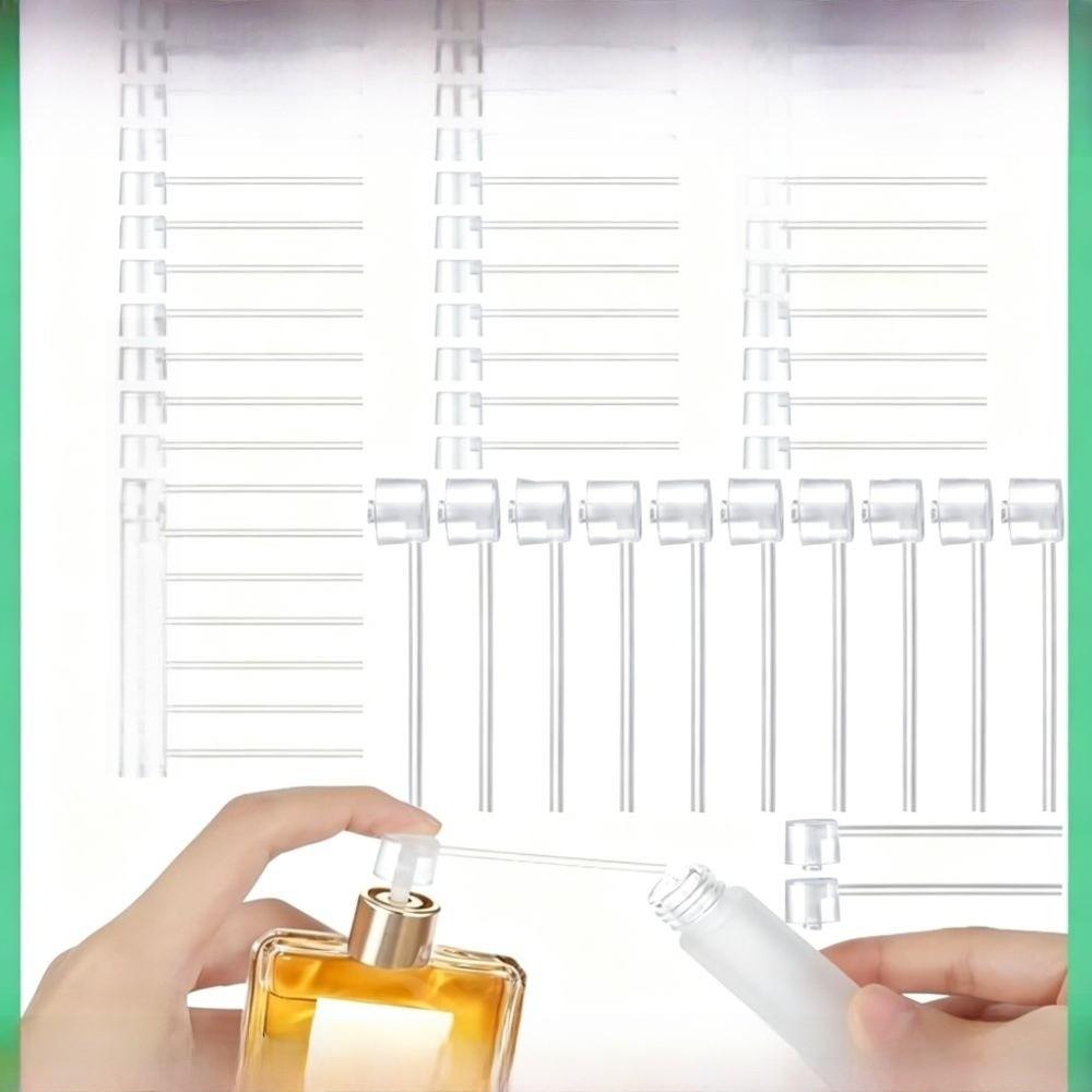 100PCS Portable Perfume Dispenser Pump Refillable Sample Dispenser Perfume Sprayer Travel Essential