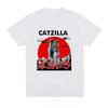 Catzilla Tshirt Unisex Unisex Plus Size Fashion Oversized Breathable Oneck Casual Streetwear Harajuku Summer Unisex Tees