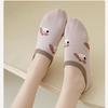 Pantofole Calzini Stampa Cartone Animato Carine Donna Silicone Antiscivolo Basso Taglio Calzini Casual Cotone Traspirante Estate Invisibili No Show