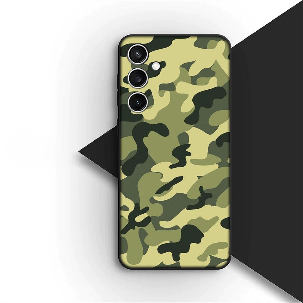 Cover Camo Militärmuster Armee Tarnung für Samsung Galaxy S22 S21 S20 Fe Ultra S9 Plus + A13 A22 M21 M31 M55 M15 Handyhülle
